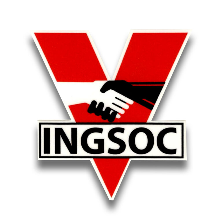 INGSOC 1984 Newspeak English Socialist Party Oceania Sticker Decal Orwell