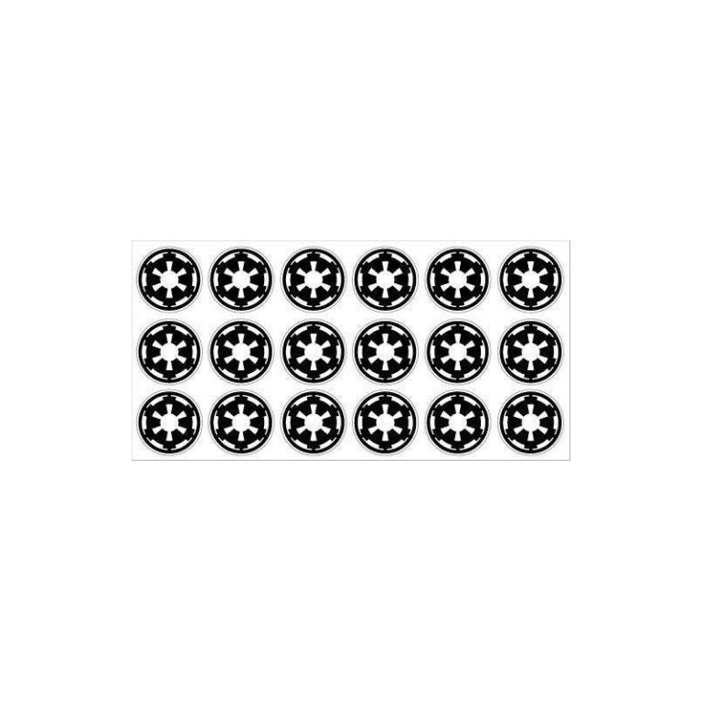 Star Trooper Wars  Imperial Kill Badges Decals Stickers Set Decals