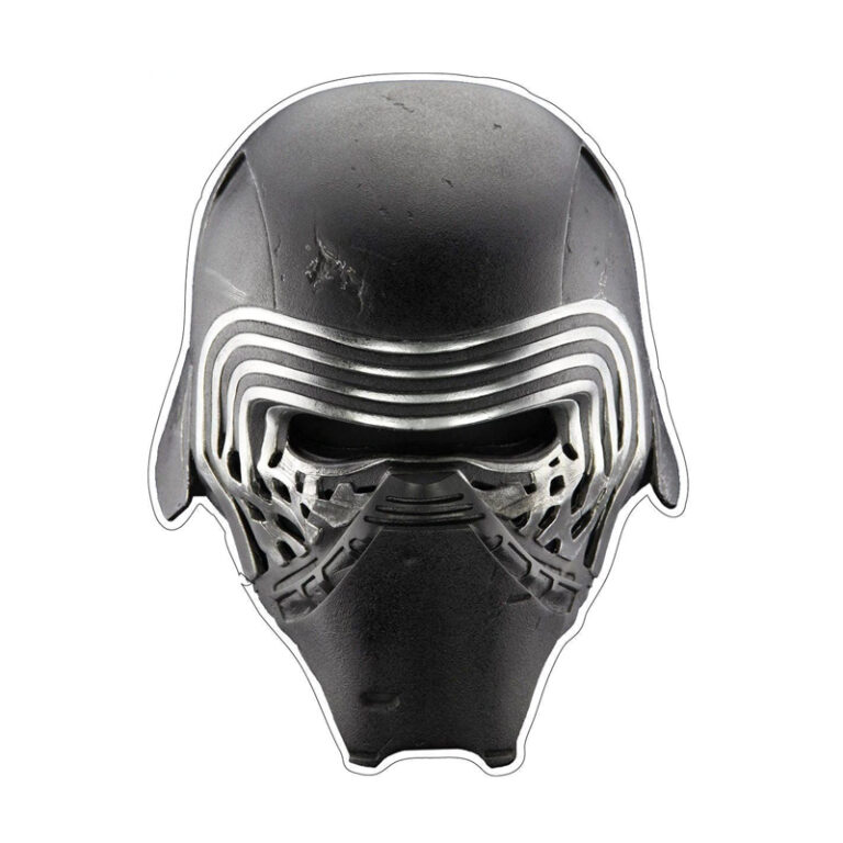 Star Trooper Wars  Kylo Ren Helmet Character Custom Vinyl Bumper Sticker Decal