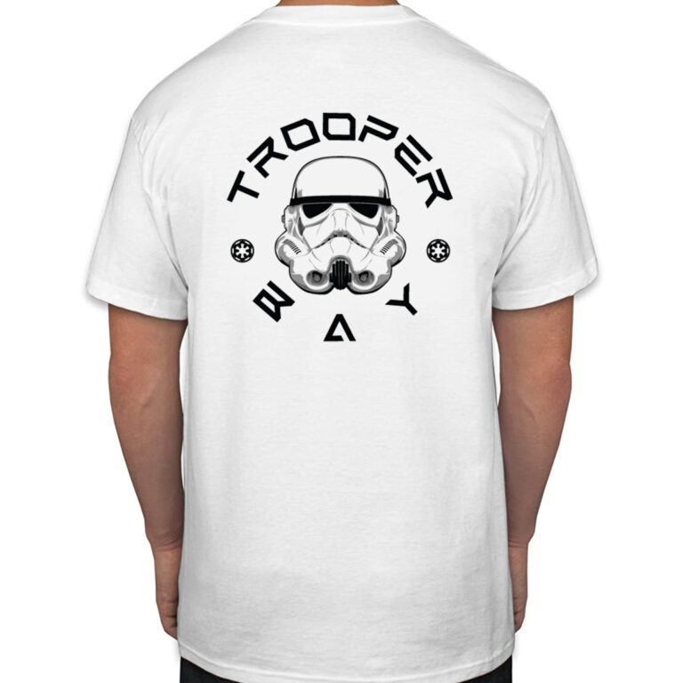Trooperbay T-Shirt in White or Olive Drab