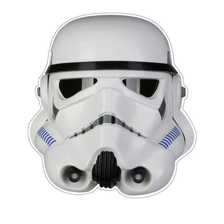 Star Trooper Wars Stormtrooper Character Helmet Custom Vinyl Sticker Decal