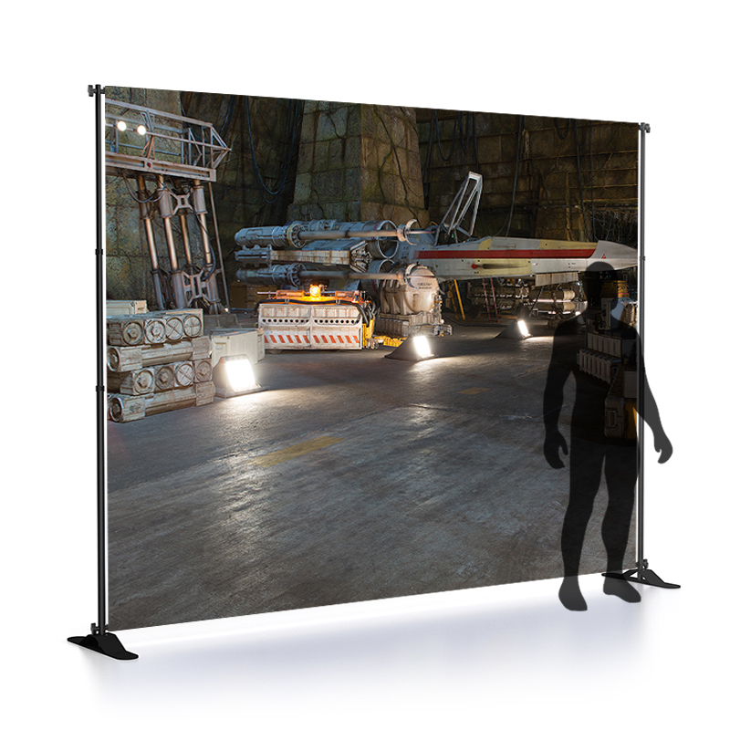 10 x 7.5 foot Star Wars Backdrop Banner (Choose from 11 Unique Designs) w/Frame Kit and Carry Bag For Events, Comic-Cons, Photos, Celebration - Image 6