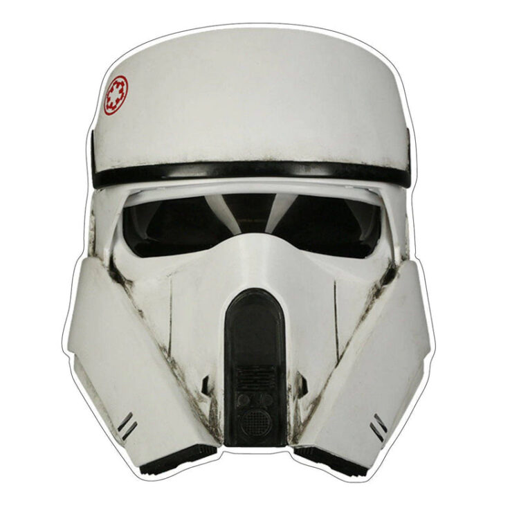 Star Trooper Wars  Rogue One AT-ACT Helmet Custom Vinyl Sticker Decal