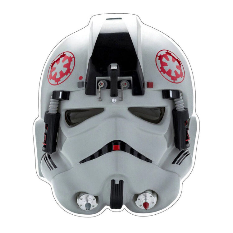 Star Trooper Wars  Empire Strikes Back AT-AT Tie Fighter Helmet Custom Vinyl Sticker Decal
