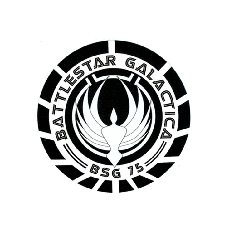 Battlestar Galactica BSG 75 Sci Fi Decal Bumper Sticker Starbuck Apollo Cylon
