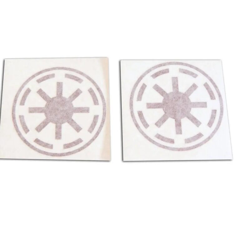 Star Trooper Wars Clone Wars Pilot Republic Cogs Decals Pair