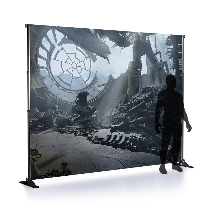 10 x 7.5 foot Star Wars Backdrop Banner (Choose from 11 Unique Designs) w/Frame Kit and Carry Bag For Events, Comic-Cons, Photos, Celebration - Image 9