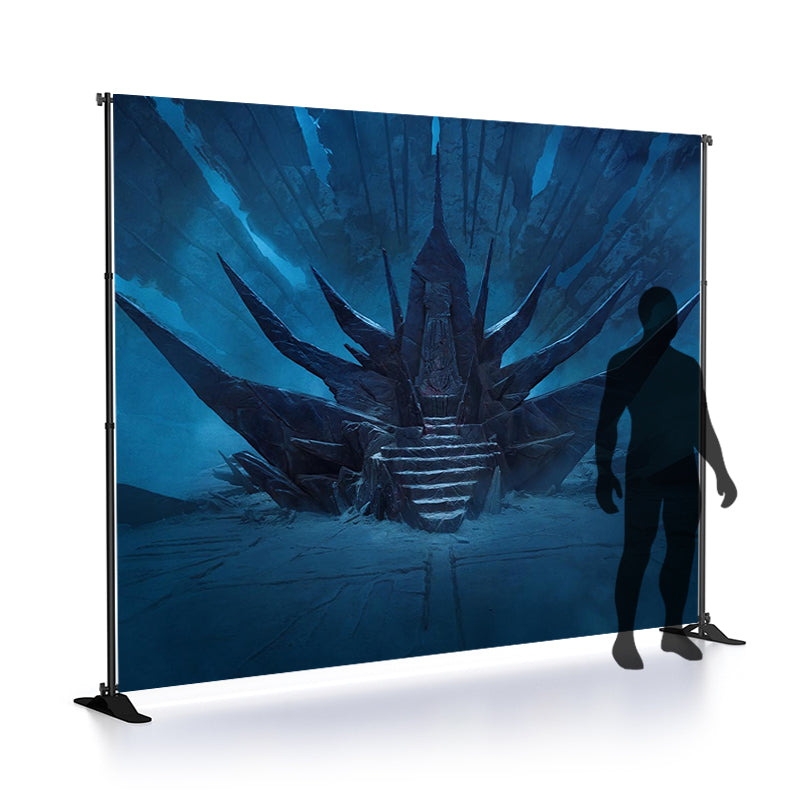 10 x 7.5 foot Star Wars Backdrop Banner (Choose from 11 Unique Designs) w/Frame Kit and Carry Bag For Events, Comic-Cons, Photos, Celebration - Image 8