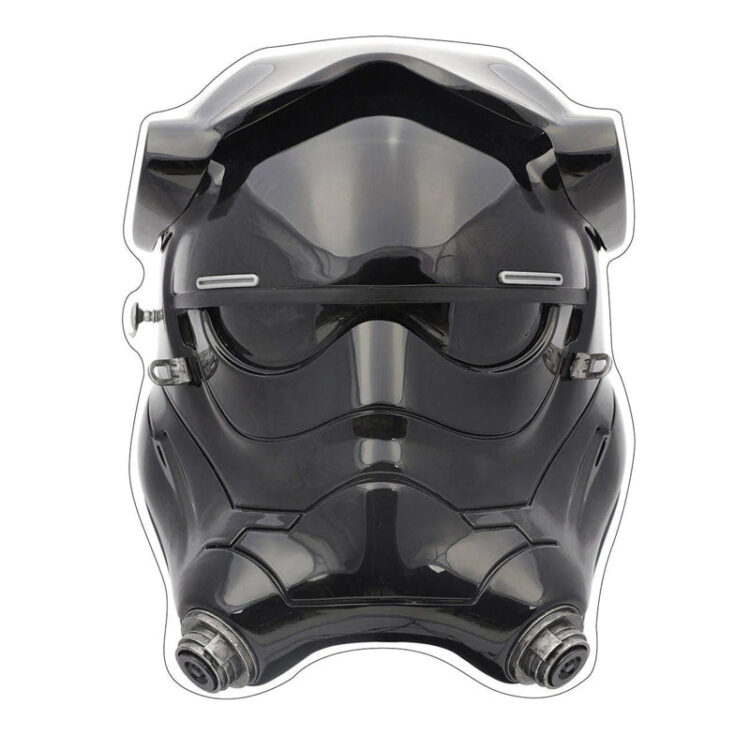 Star Trooper Wars First Order TIE Pilot Helmet Custom Vinyl Sticker Decal