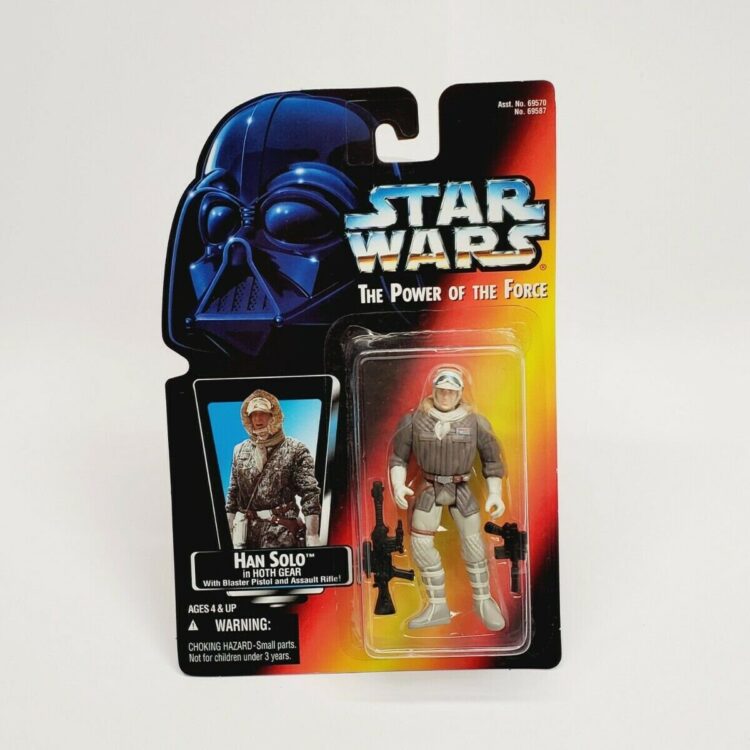 Hasbro Star Trooper Wars  Power Of The Force Han Solo In Hoth Gear Action Figure
