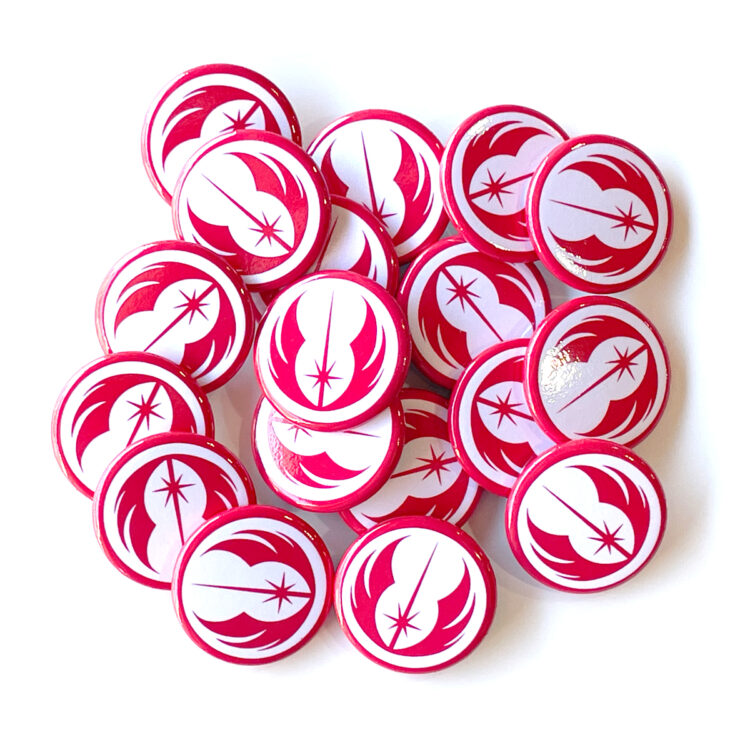 Star Trooper Wars Jedi Order Pin Button