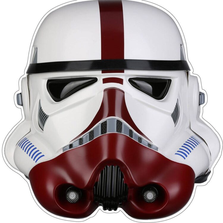 Star Trooper Wars Incinerator Trooper Helmet Custom Vinyl Sticker Decal