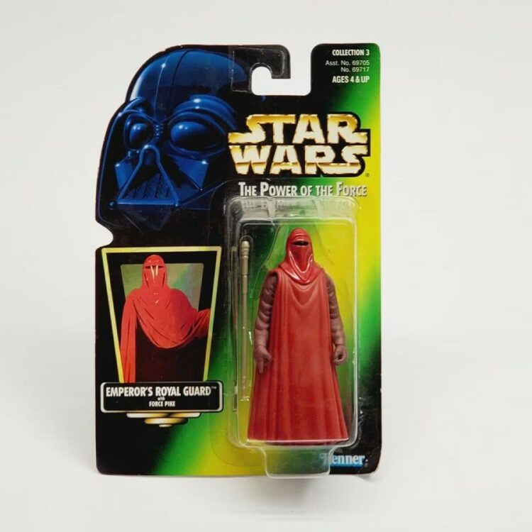 Kenner Star Trooper Wars Power Of The Force Green Card Hologram Emperors Royal Guard