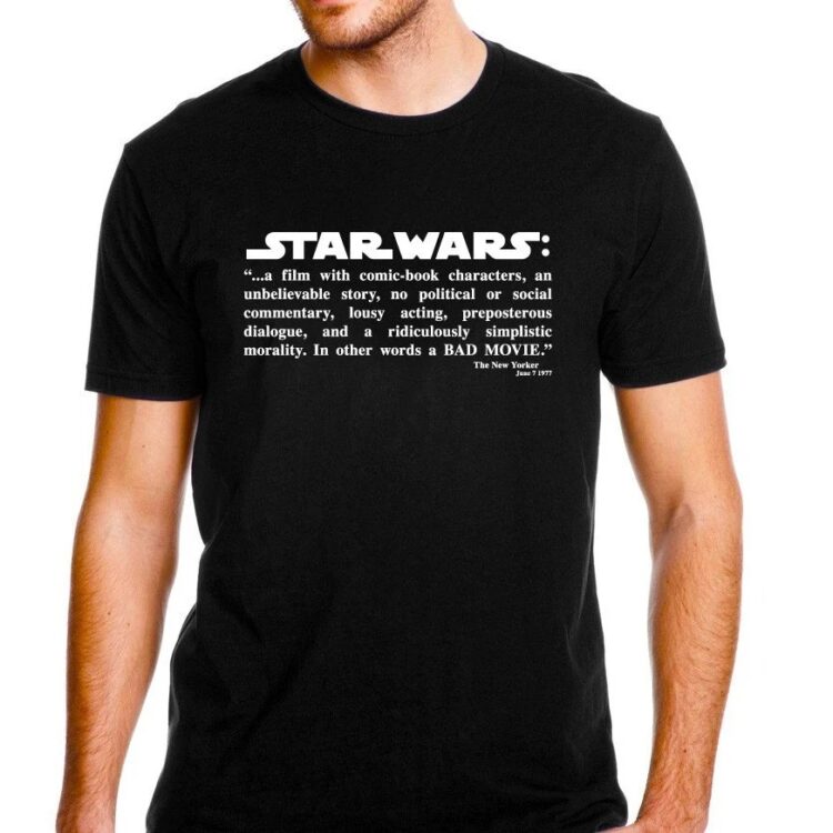 Star Trooper Wars : A BAD MOVIE T-Shirt Sci-Fi Funny Novelty Black Unisex Lucas