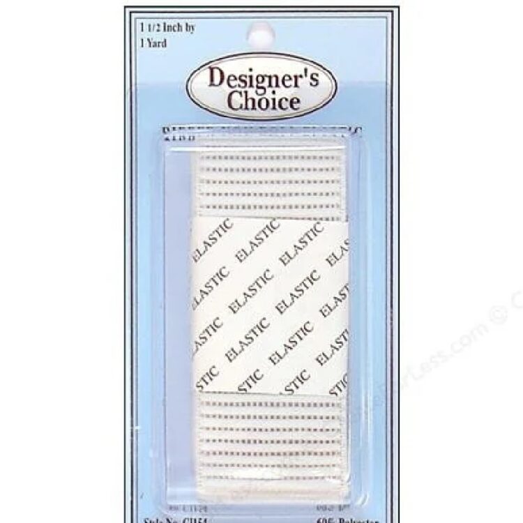 Super Heavy Duty Elastic Rib No Roll 1.5" White 1yd Sewing Supply Cosplay Costuming Notion