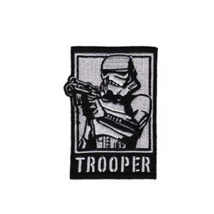 Star Trooper Wars Framed Stormtrooper Patch Helmet Bag Trooper