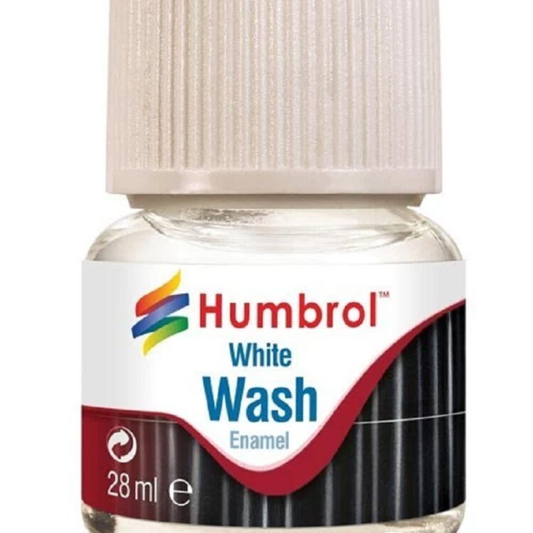 Humbrol Enamel Wash White 28ml model making arts crafts supplies