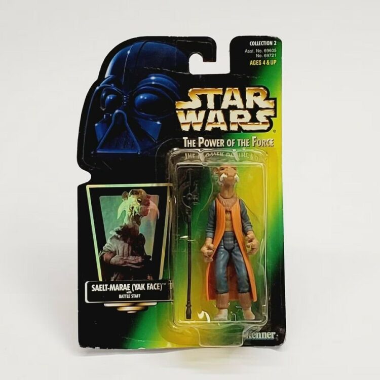 Kenner Saelt-Marae Yak Face With Battle Staff Action Figure