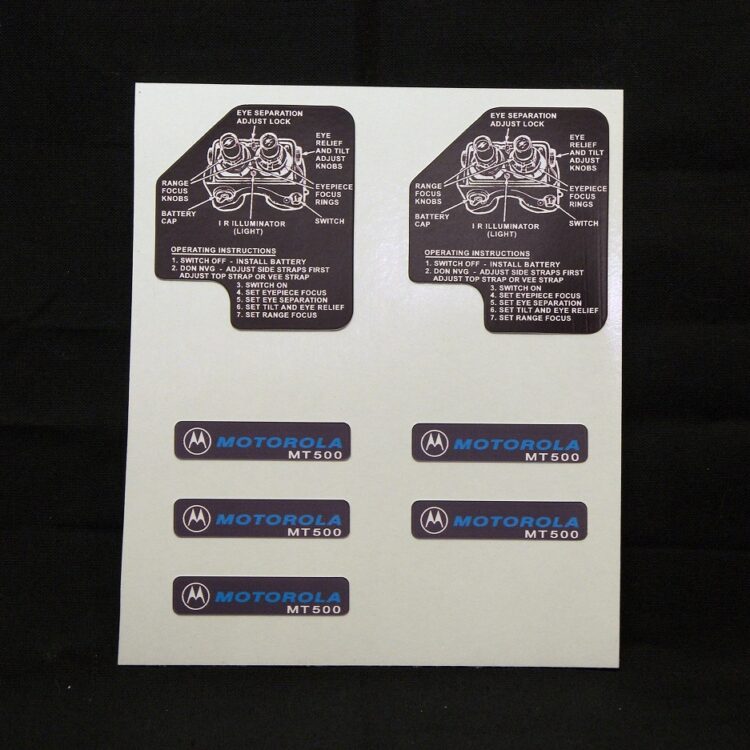 Ghostbusters Ecto Goggles Walkie Talkie Decals Set Cosplay Costuming Sci-Fi Spooky Halloween Movie Prop Murray Akroyd