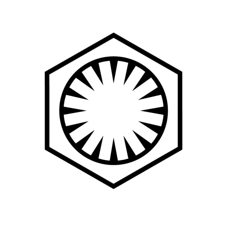 Star Trooper Wars The First Order Emblem Logo Sticker Decal Movie Art Graphics