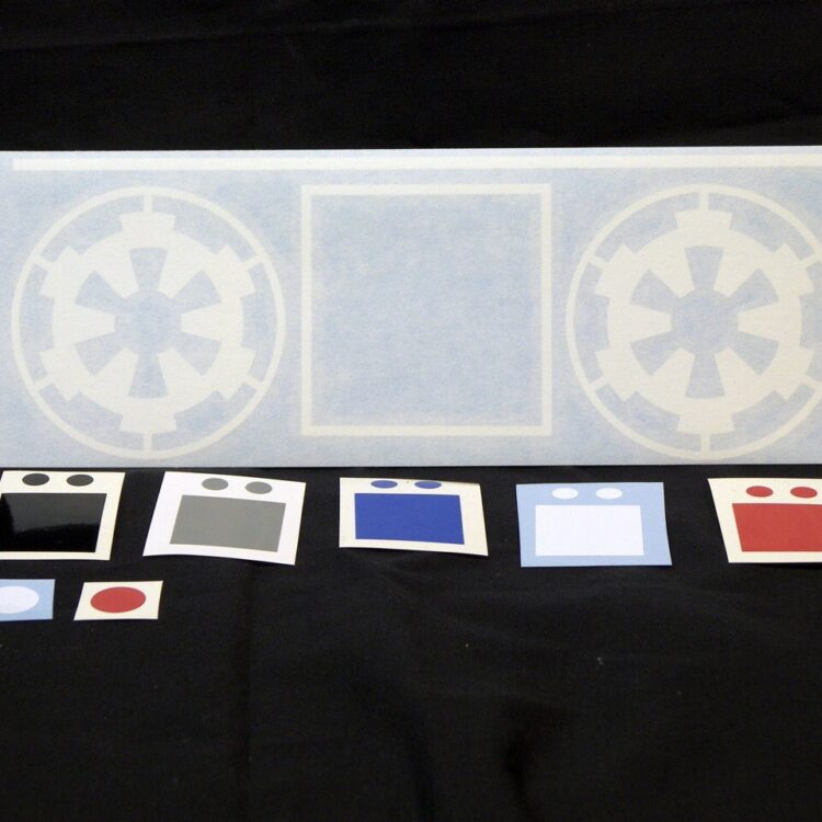 TIE pilot decal set.