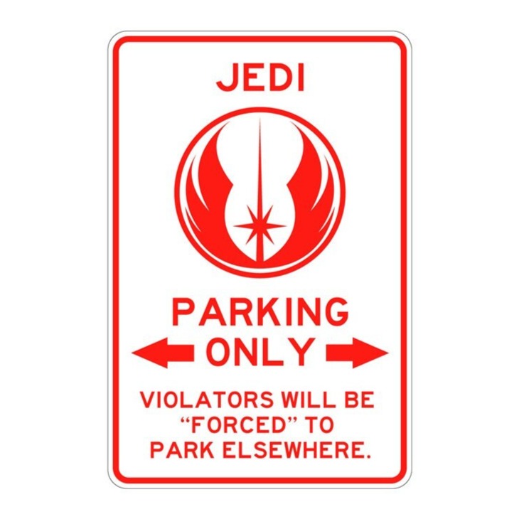 Novelty parking sign.