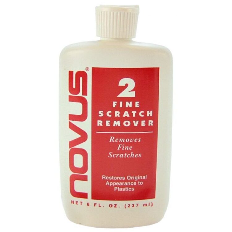 NOVUS plastic polish.