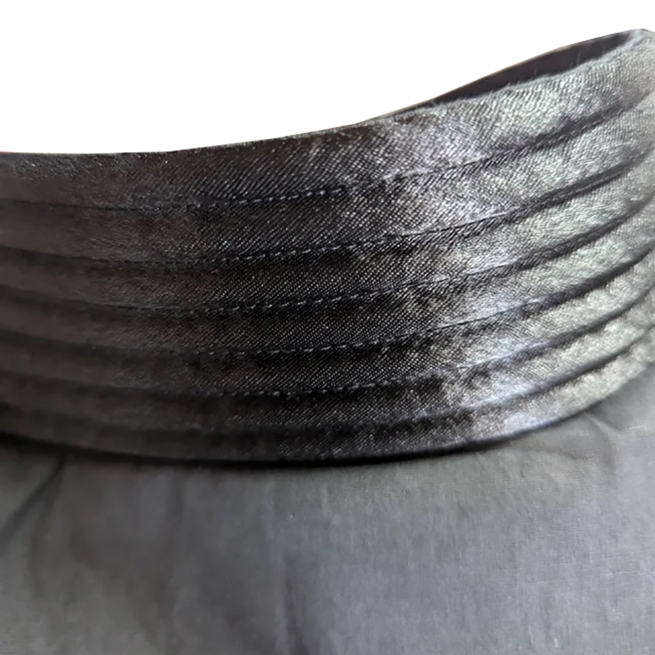 Black Ribbed Soft Neck Seal Stormtrooper Sandtrooper Star Trooper Wars Cosplay 501st Costuming Velcro Closing Comfortable - Image 3