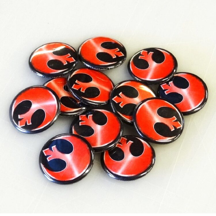 Star Trooper Wars  Rebel Alliance Button