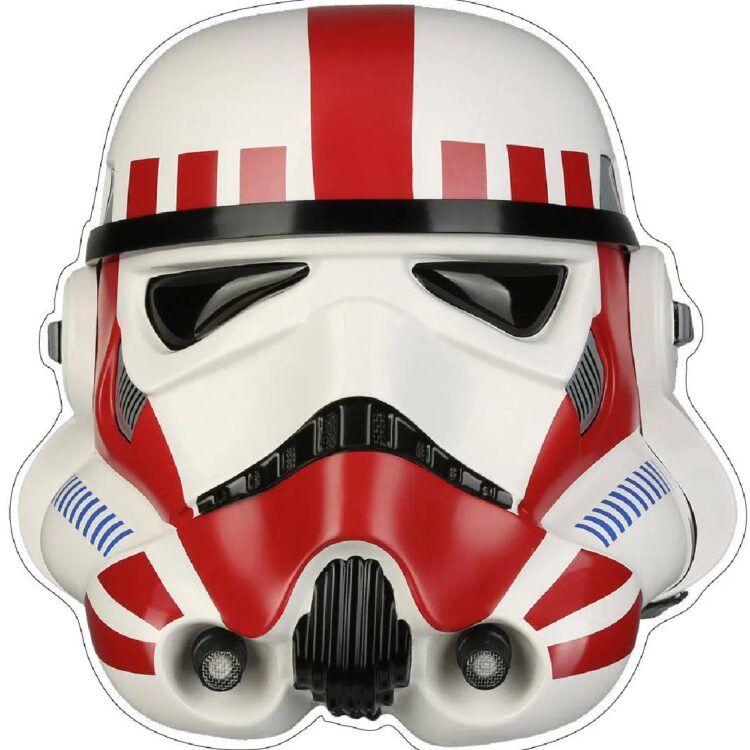 Star Trooper Wars  Shock Trooper Helmet Custom Vinyl Sticker Decal