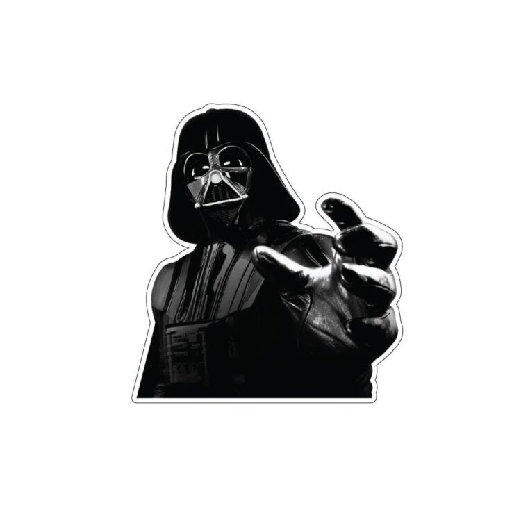 Peeker Star Trooper Wars  Darth Vader Force Choke Car Window Water Proof Decal Unique Hand Made