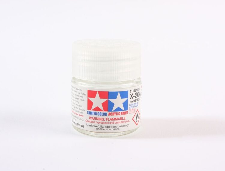 TAMIYA ACRYLIC MINI X-20A THINNER 10Ml BOTTLE MODELING HOBBY CRAFT PAINT COSPLAY