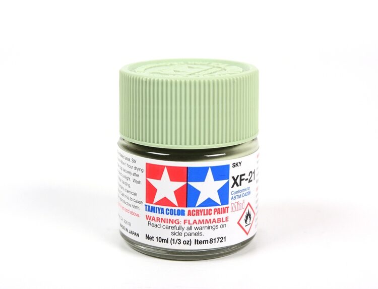 TAMIYA ACRYLIC MINI XF-21 SKY 10Ml BOTTLE MODELING HOBBY CRAFT PAINT COSPLAY