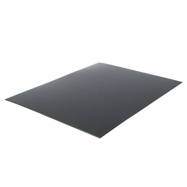 Smooth Matte Finish Black .060 inches 24 X 24 Inch (HIPS) STYRENE Sheet Cosplay Costuming Arts and Crafts Hobby Supply