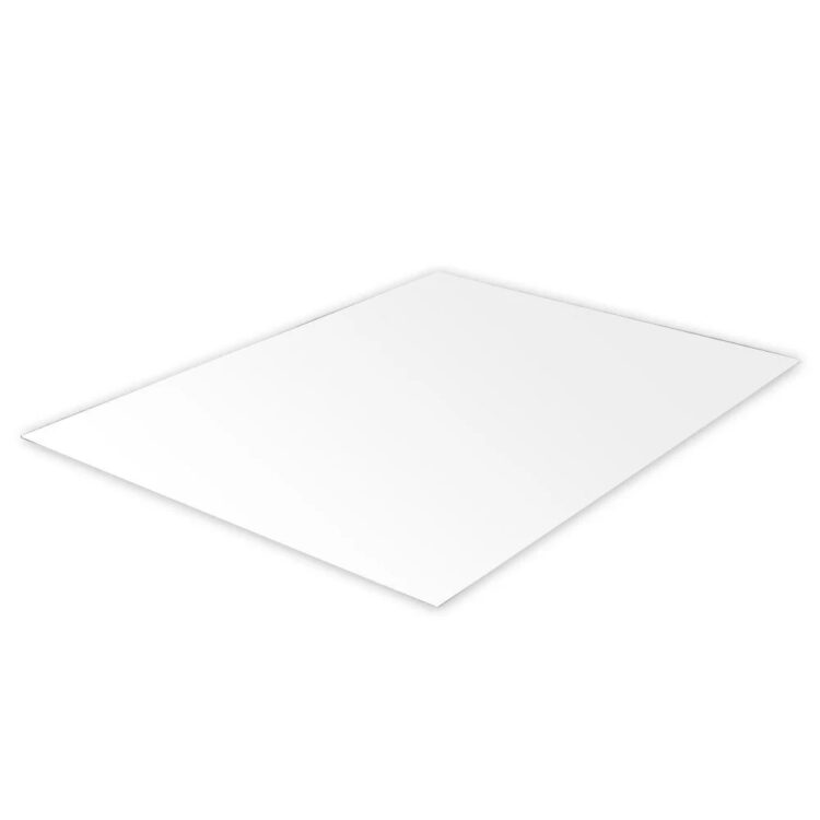 Smooth Matte Finish White .060 inches 24 X 24 Inch (HIPS) STYRENE Sheet Cosplay Costuming Arts and Crafts Hobby Supply