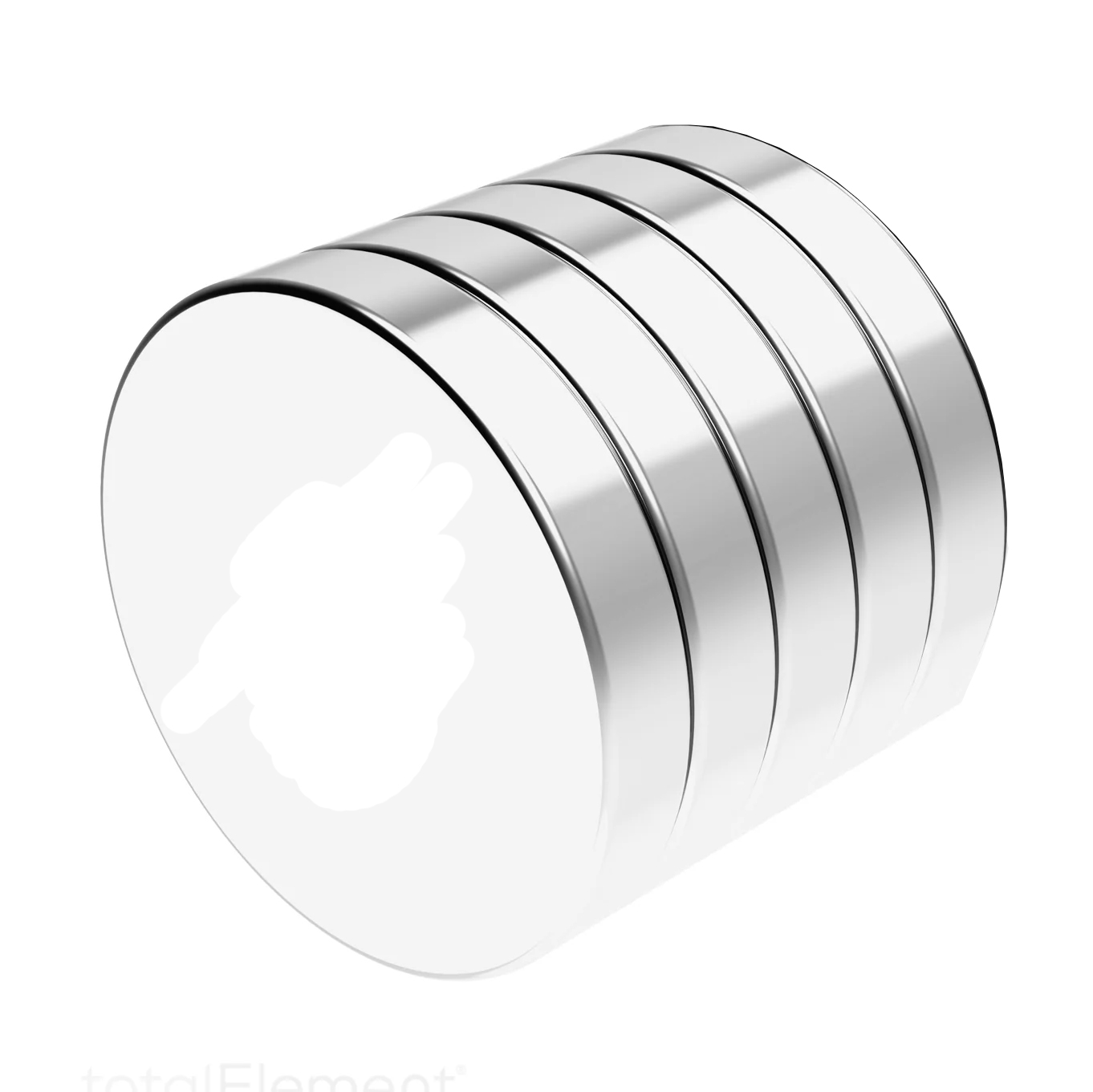 5 Piece 3/4 inch x 1/8 inch thick N52 Rare Earth Magnets Costuming Cosplay Craft