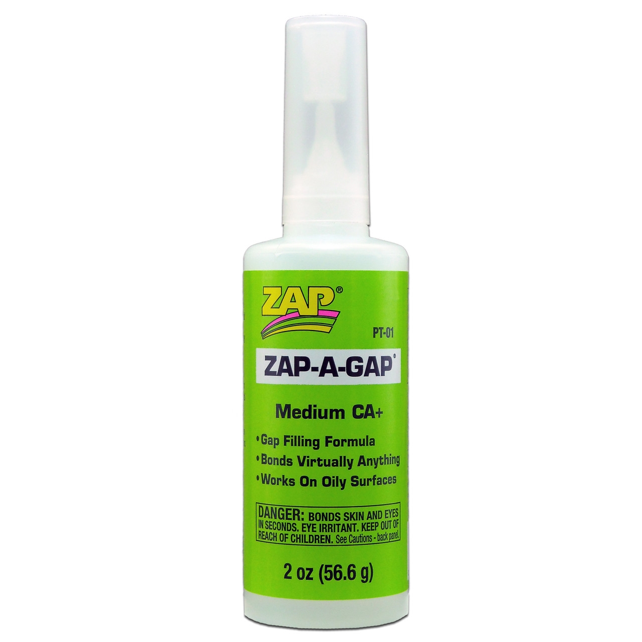 Pacer Technology (Zap) Zap-A-Gap Adhesives, 2 oz Glue - Trooperbay